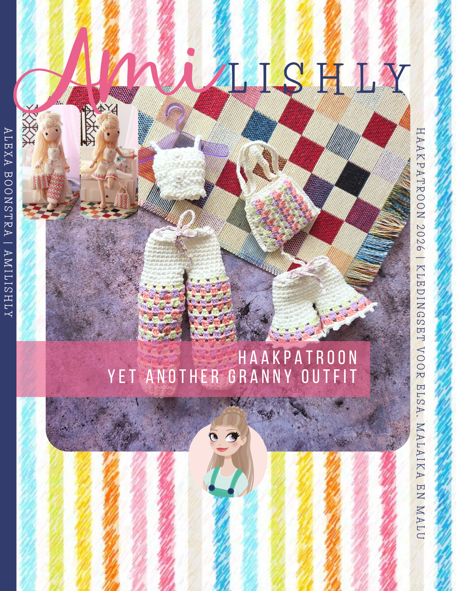 Pre-order: Amilishly Haakpatroon Kledingset Yet Another Granny Outfit